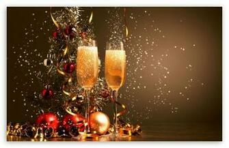 Merry Christmas And Happy New Year HD Wallpaper For Standard