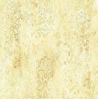 Distressed Plaster Wallpaper Ironwork Textural Design Old World