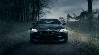 Wallpaper Bmw M6 Black Forest Fog Front