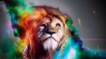 Lion Art HD Wallpaper