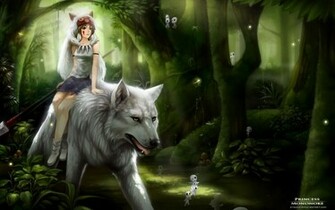 San Mononoke Hime Wallpaper Zerochan Anime Image Board