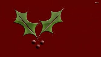 Sparkly Mistletoe Wallpaper