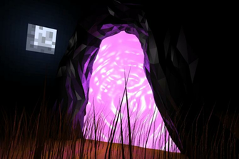 Minecraft Nether Portal Wallpaper Semi Realistic