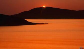Wallpaper Sunset On Taransay Outer Hebrides Scotland X