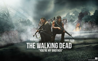 The Walking Dead You Re My Brother Wallpaper By Sartuosgraphics33 On