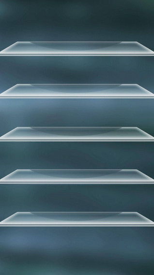 Glass Shelves iPhone 6s Plus Wallpaper