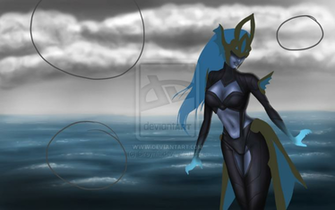 Atlantean Syndra Wallpaper Wip By