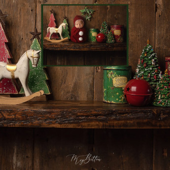 Digital Background Christmas Shelf Meg Bitton Productions