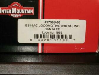 Intermountain Railway Co 49770s Es44ac Mrl