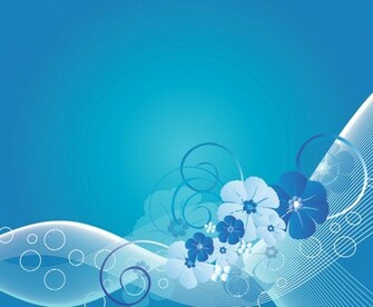 This Is The Blue Flower Design Background Image You Can Use