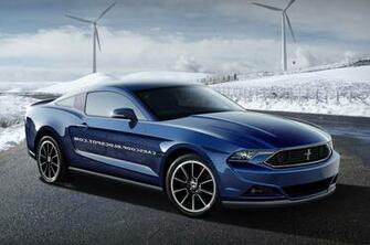 Mustang Rendering Is To Retro Ford Blue