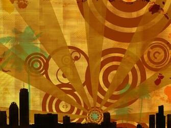 Digital Revolutions Retro Abstract Wallpaper