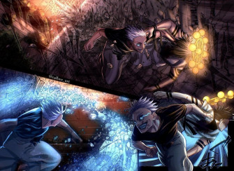 Gojo Vs Sukuna Coloring By Calbee In Cool Anime