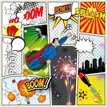 Comic Print A Wallpaper