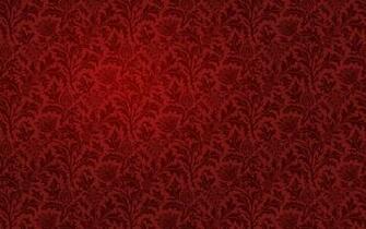 Red Damask Pattern HD Wallpaper
