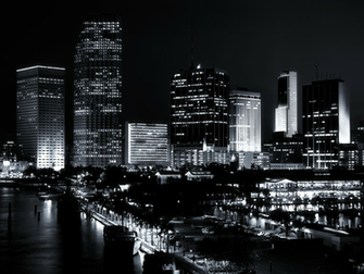 Black And White Marina Skyline Wallpaper Crony Conservative
