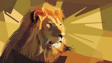 Lion Art Wallpaper On