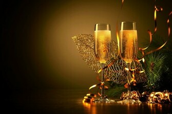 Brindis De Navidad Fondo Pantalla