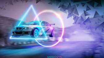 Neon Theme On An M3 Gtr R Needforspeed