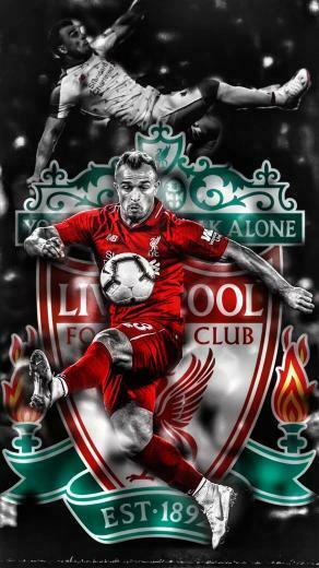 Xherdan Shaqiri Liverpool Football Profoot Art