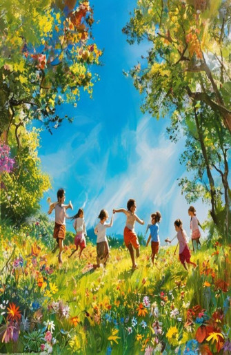 Barefoot Kids Wallpaper