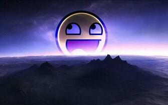 Awesome Smiley Face Wallpaper