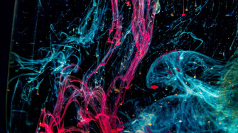 Wallpaper Paint Abstract Dark Lines 4k