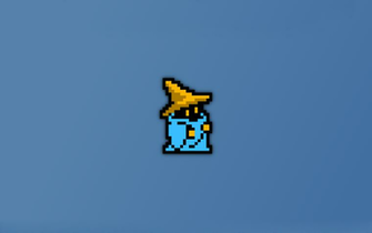 Bit Black Mage Final Fantasy Wallpaper