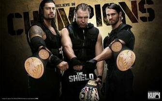 Shield Champions The Wwe Wallpaper