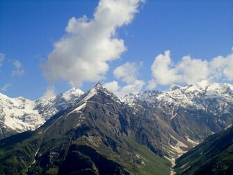 Himalayas Mountain Range Wallpaper India