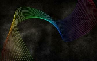 Black And Multicolored Wavelength Digital Wallpaper HD
