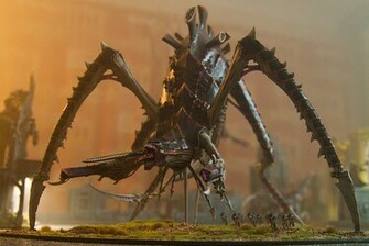 Hierophant Bio Titan Image Warhammer 40k Tyranids Group Mod Db
