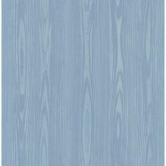 A Street Sq Ft Illusion Blue Faux Wood Wallpaper