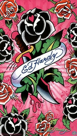 Wallpaper Ed Hardy For Your Nokia C6
