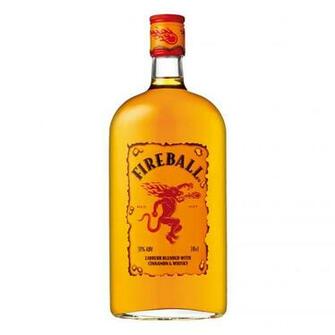 Fireball Whiskey Label Cinnamon Whisky