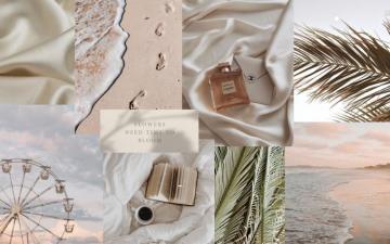 Minimalistic Collage Wallpaper Aesthetic Desktop