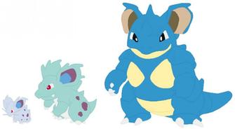 Nidoran Nidorina And Nidoqueen Base By Selenaede On