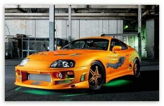 Tuned Toyota Supra HD Desktop Wallpaper Widescreen High Definition