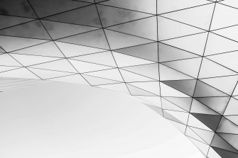 A Minimalist Landscape Captured In Shades Of Gray Wallpaper