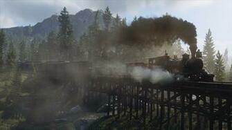 Video Game Red Dead Redemption Train Wallpaper