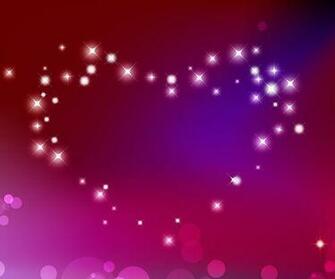 Heart Love Purple Sparkles Valentines Day