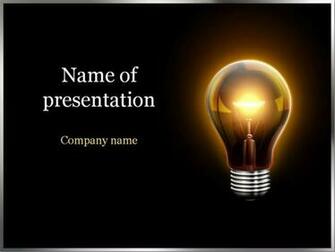 Electric Light Powerpoint Template Android Wallpaper