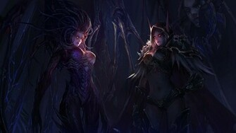 Sylvanas Windrunner And Sarah Kerrigan Wallpaper