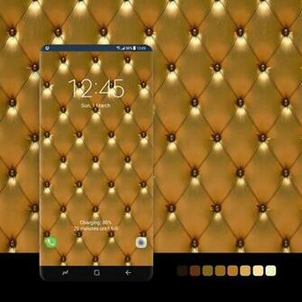 Luxury Gold Leather Wallpaper Android Phone