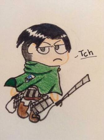 Chibi Levi Attack On Titan By Iheartsocks56