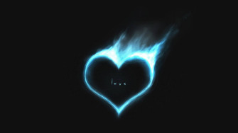Blue Heart Wallpaper