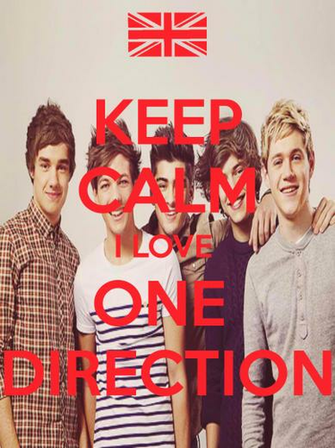 Keep Calm I Love One Direction And Carry On Image