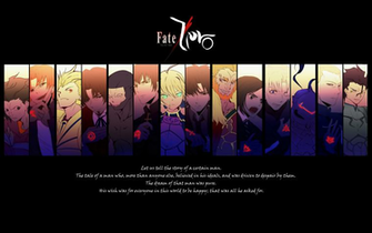Fate Zero Computer Wallpaper Desktop Background Id