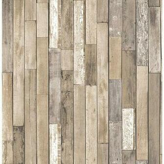 Brewster Barn Board Brown Thin Plank Wallpaper Fd23274 The Home