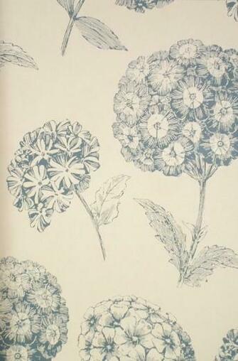 Sicily Wallpaper Indigo James Dunlop Textiles